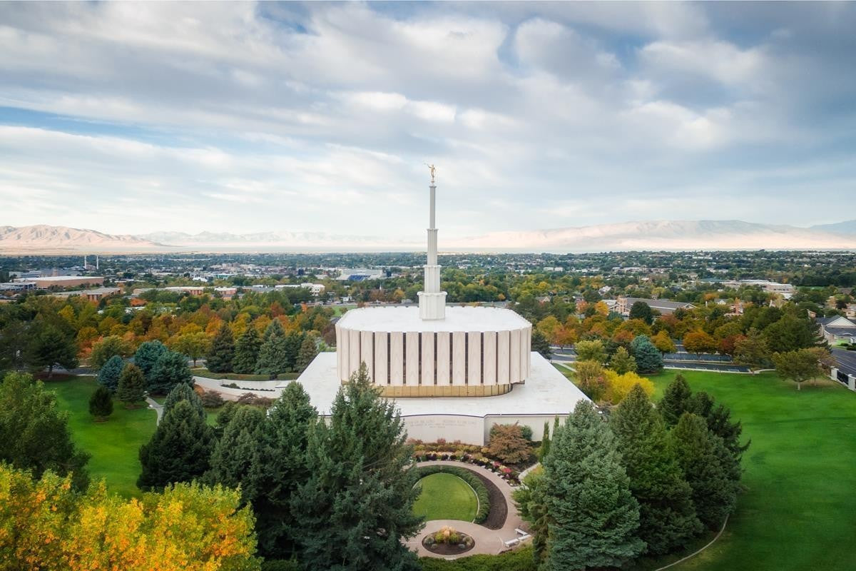 Provo Day Aerial Gallery Wrap
