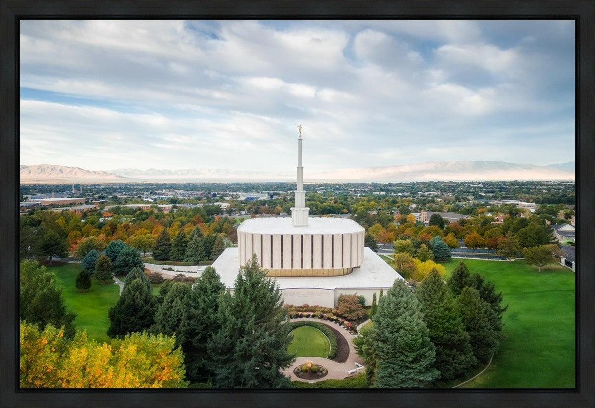 Provo Day Aerial Gallery Wrap