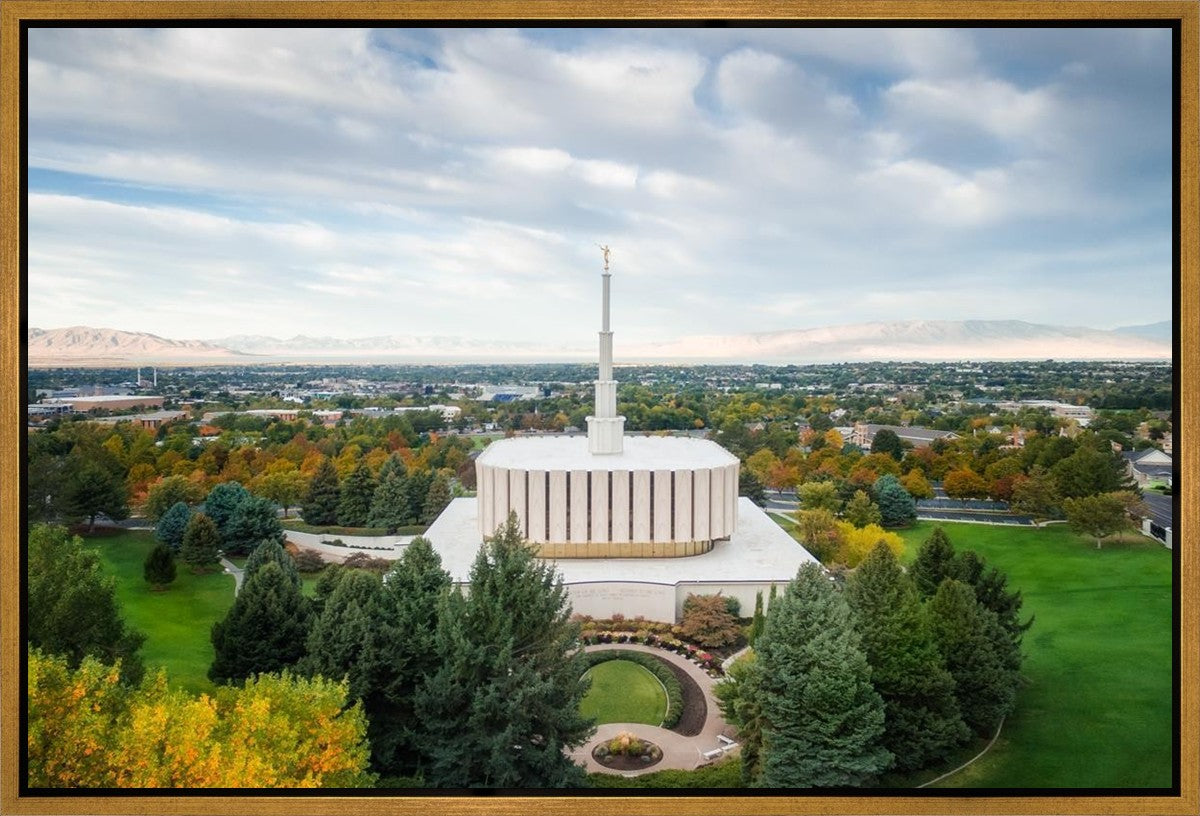 Provo Day Aerial Gallery Wrap