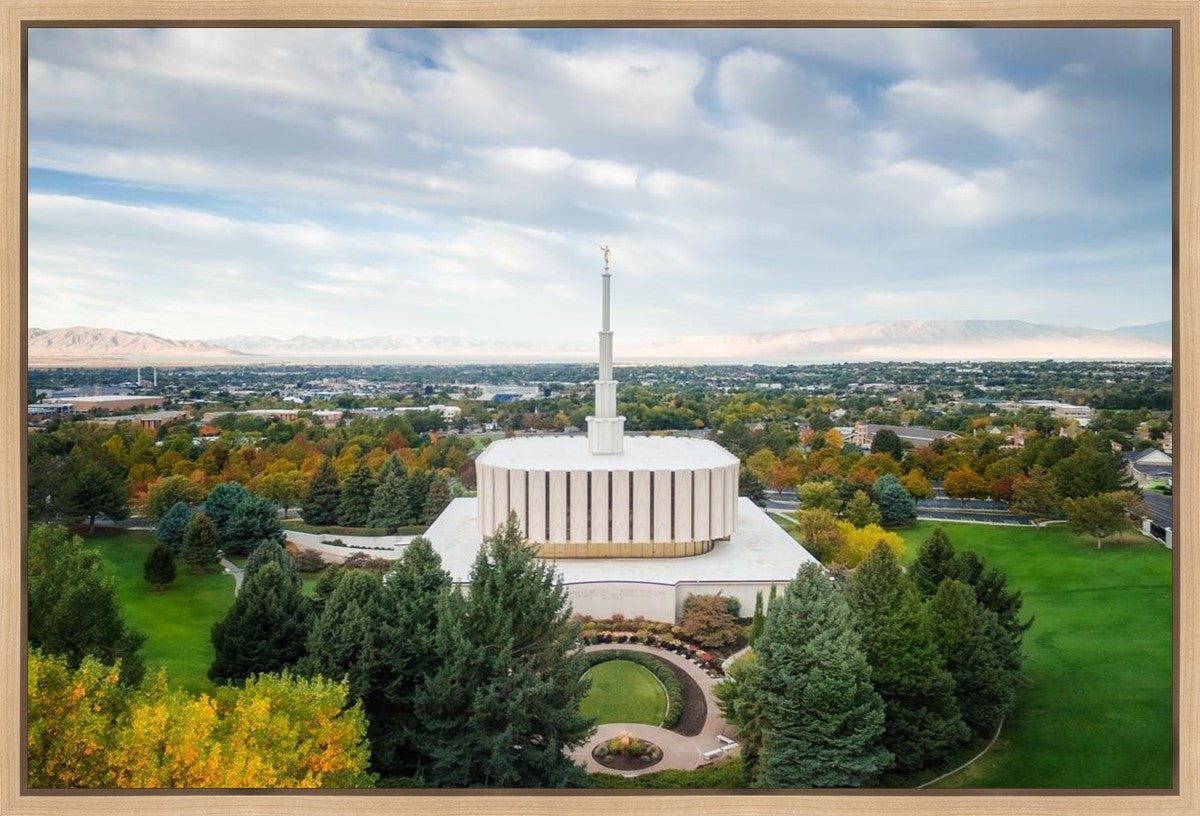 Provo Day Aerial Gallery Wrap