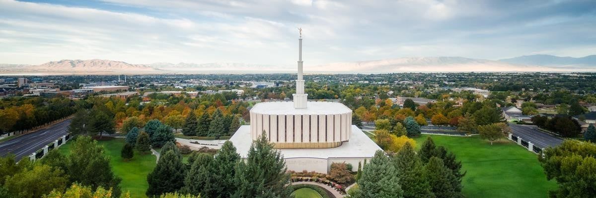 Provo Day Aerial Gallery Wrap