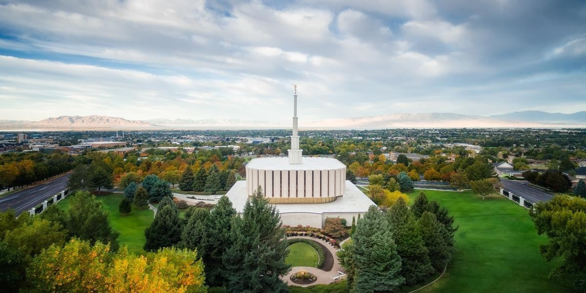 Provo Day Aerial Gallery Wrap