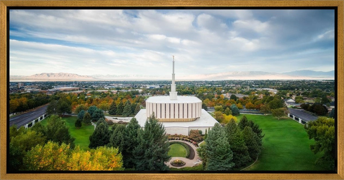 Provo Day Aerial Gallery Wrap