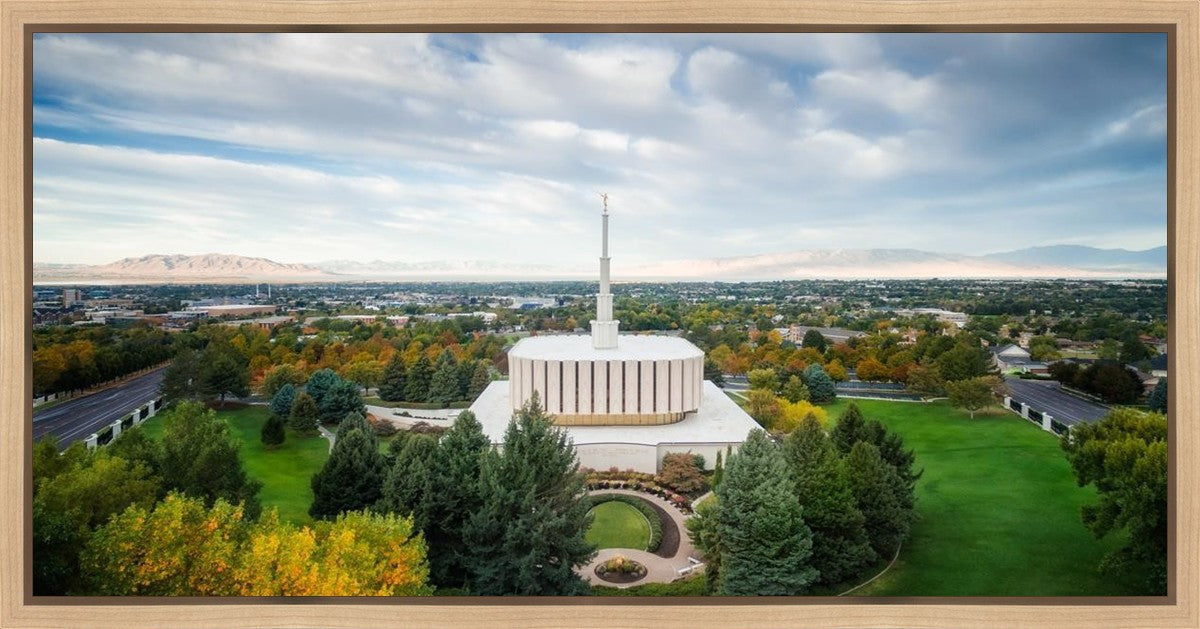 Provo Day Aerial Gallery Wrap