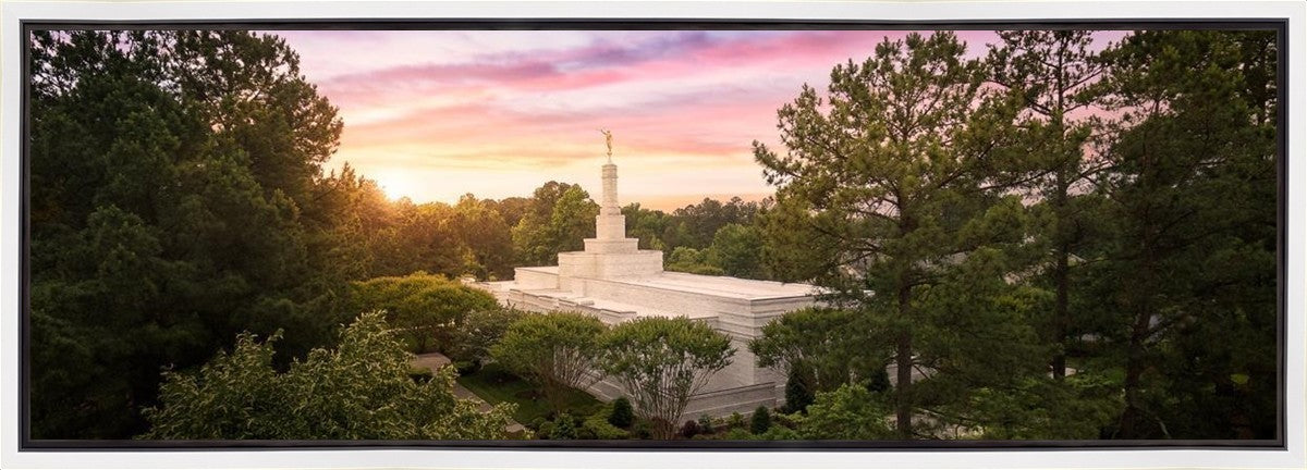 Raleigh Sunset From On High Gallery Wrap