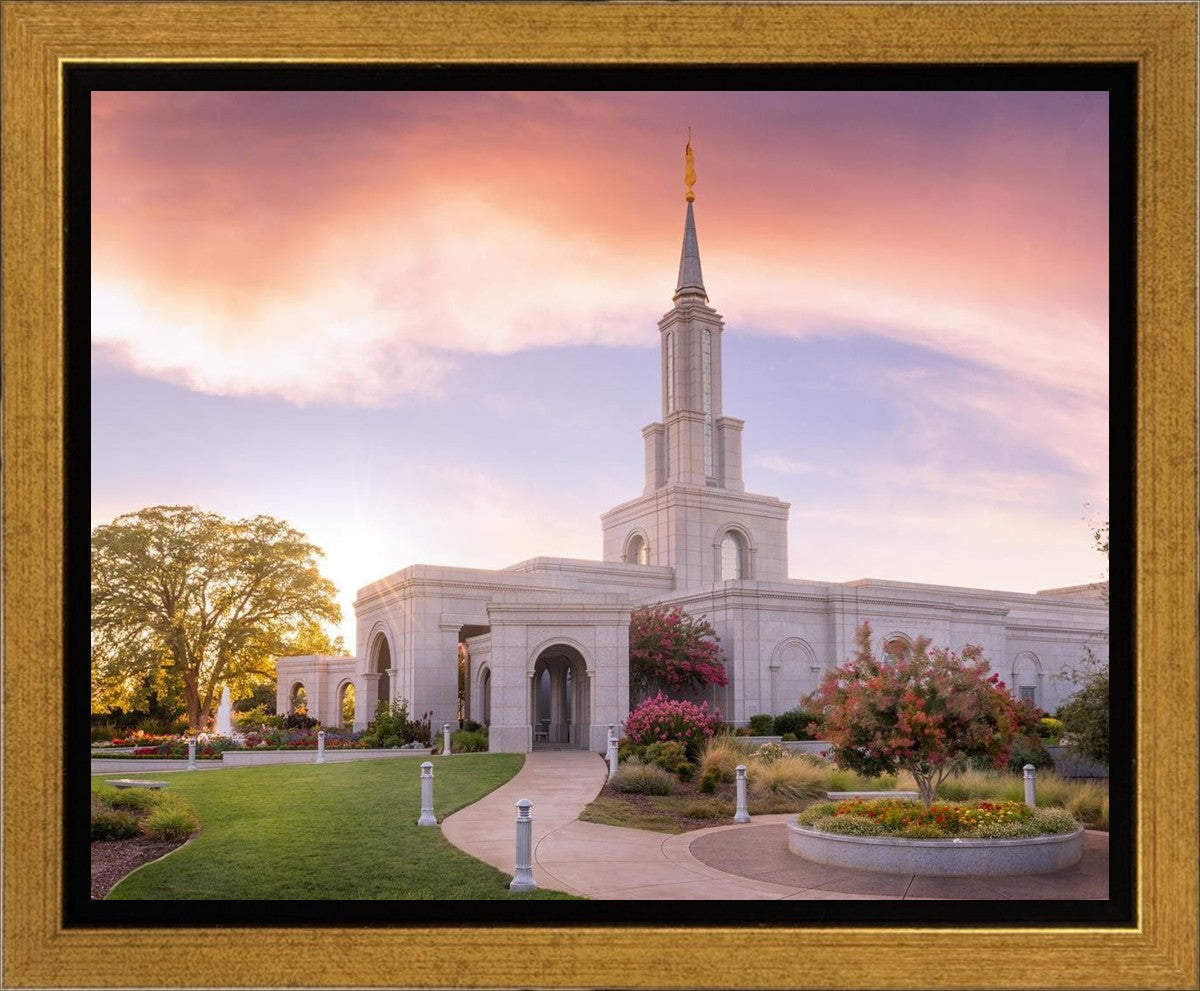 Sacramento Sunset Gallery Wrap