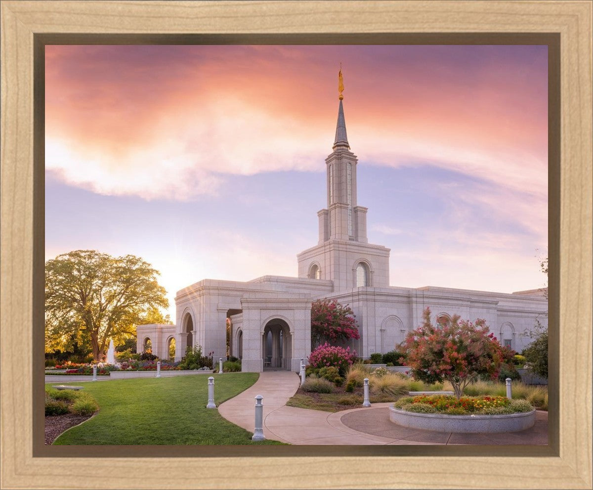 Sacramento Sunset Gallery Wrap