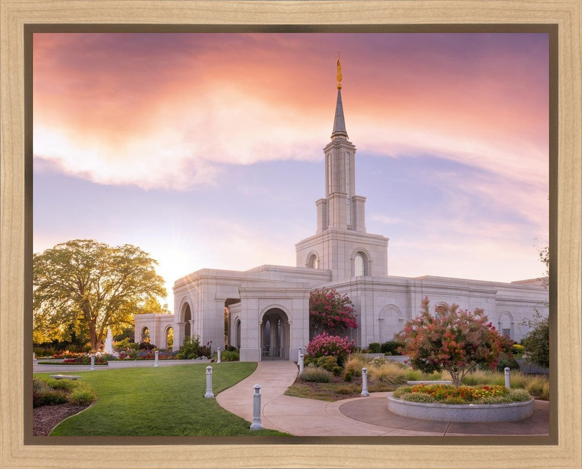 Sacramento Sunset Gallery Wrap