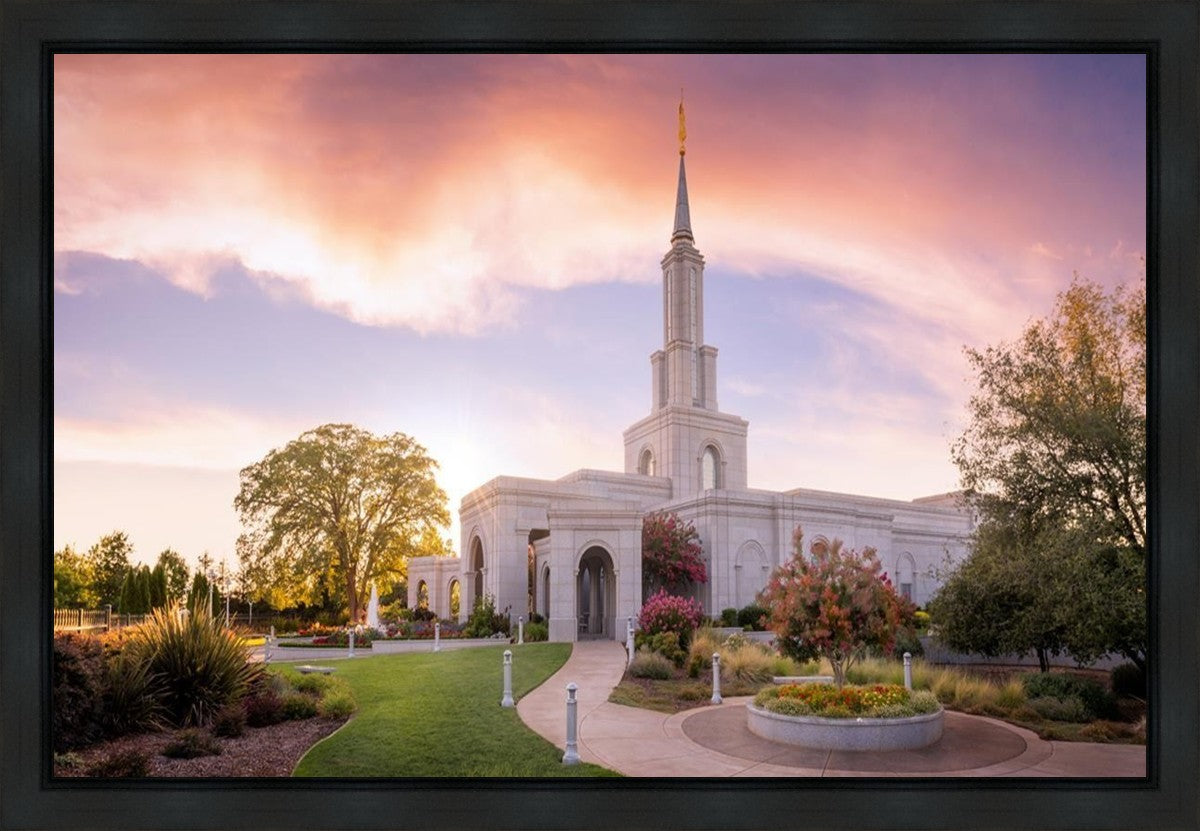 Sacramento Sunset Gallery Wrap