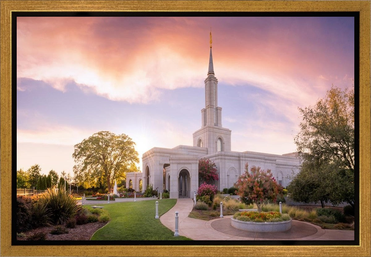Sacramento Sunset Gallery Wrap