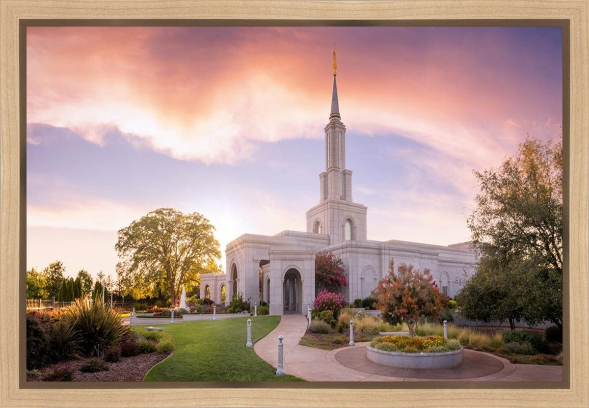Sacramento Sunset Gallery Wrap