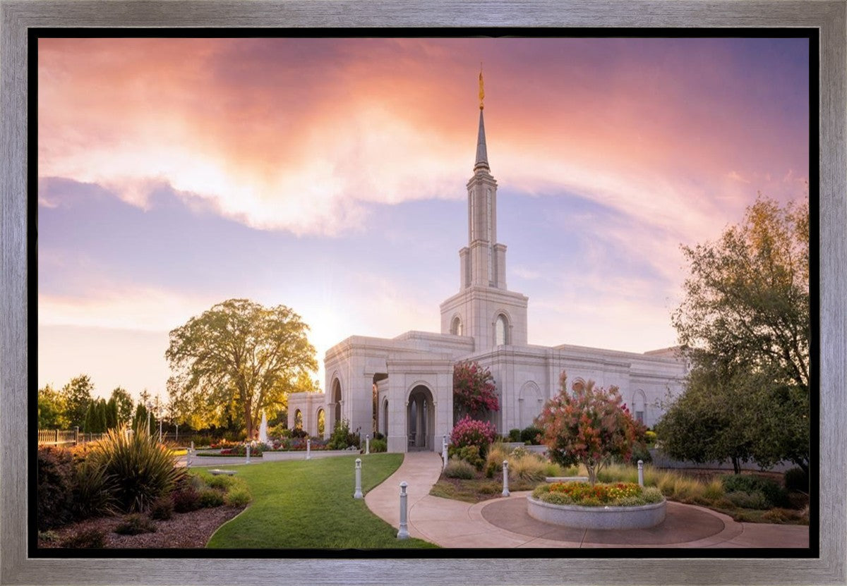 Sacramento Sunset Gallery Wrap