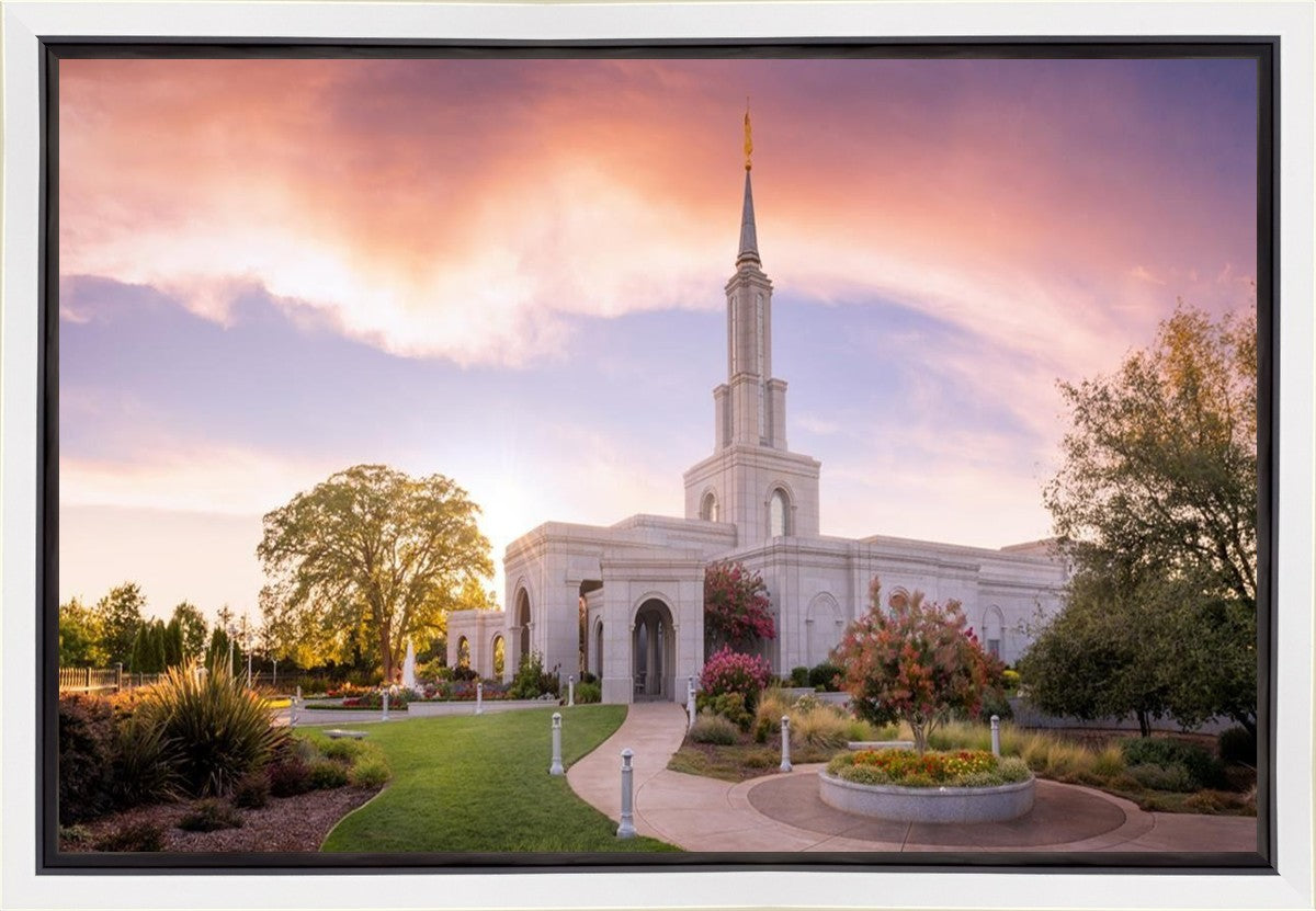 Sacramento Sunset Gallery Wrap