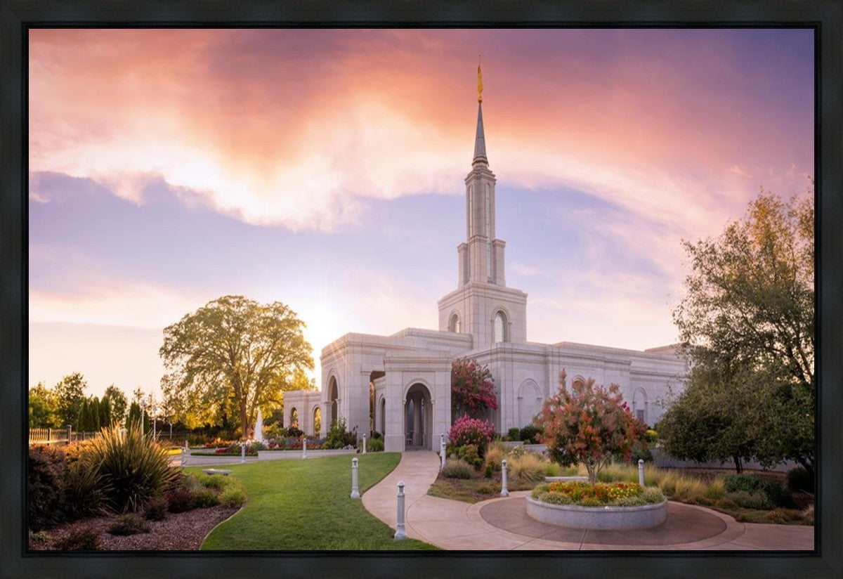 Sacramento Sunset Gallery Wrap