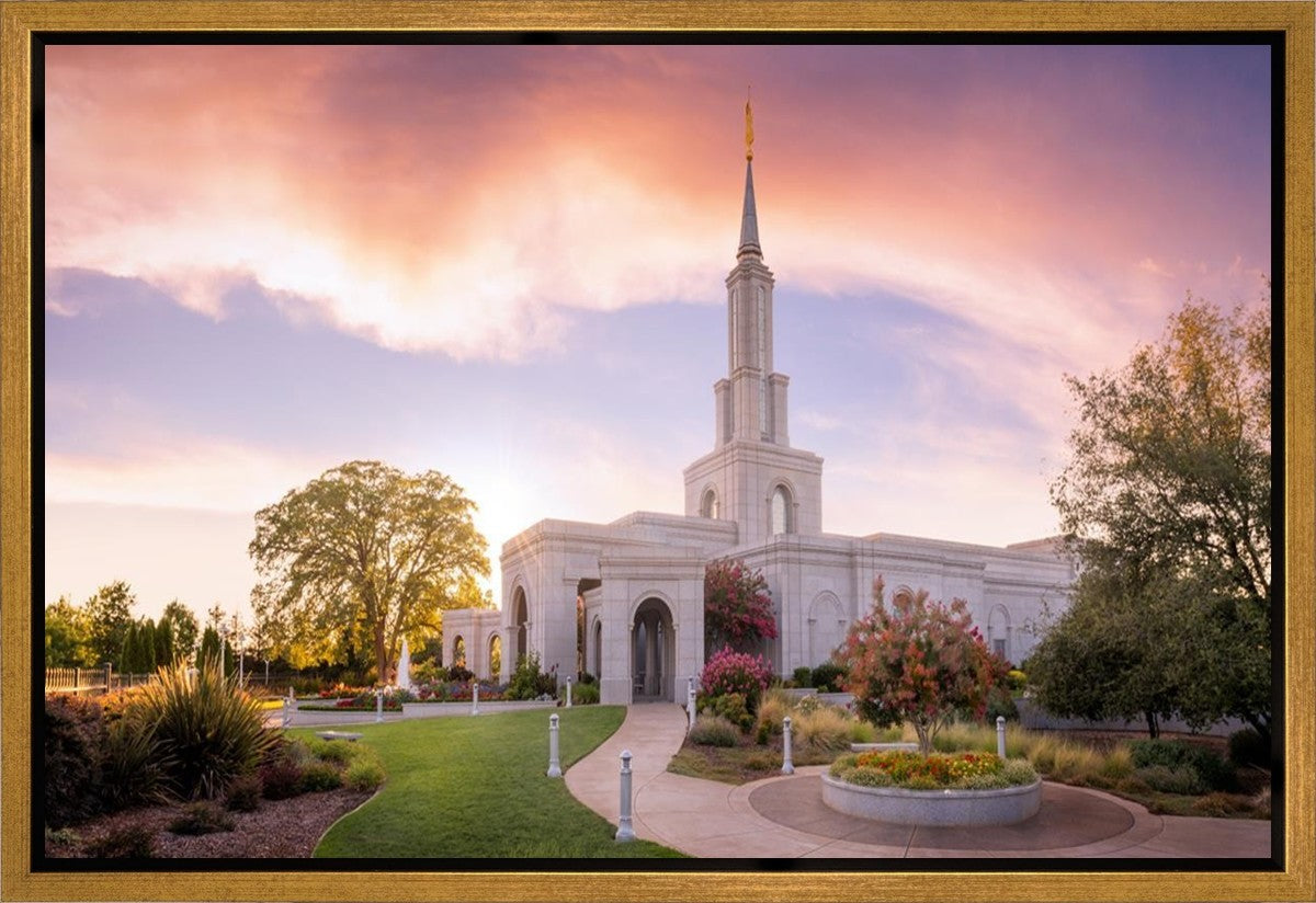 Sacramento Sunset Gallery Wrap