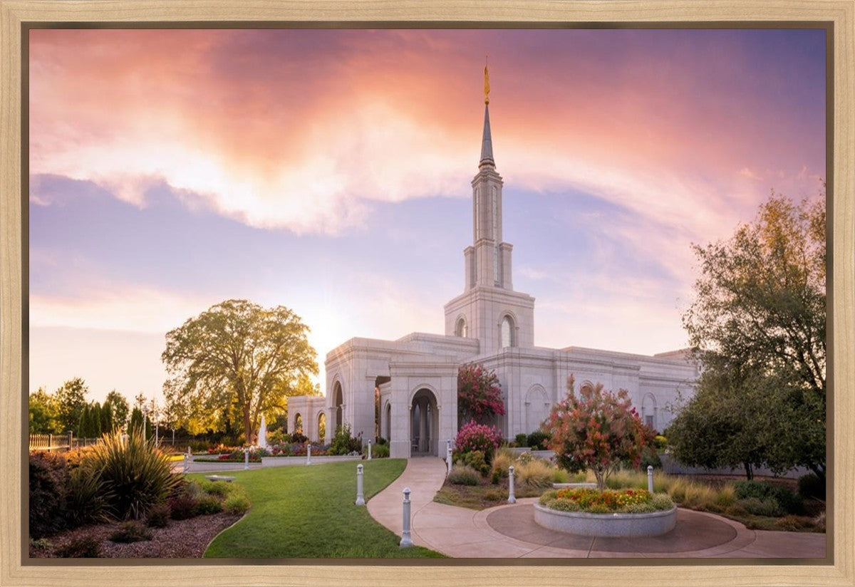 Sacramento Sunset Gallery Wrap