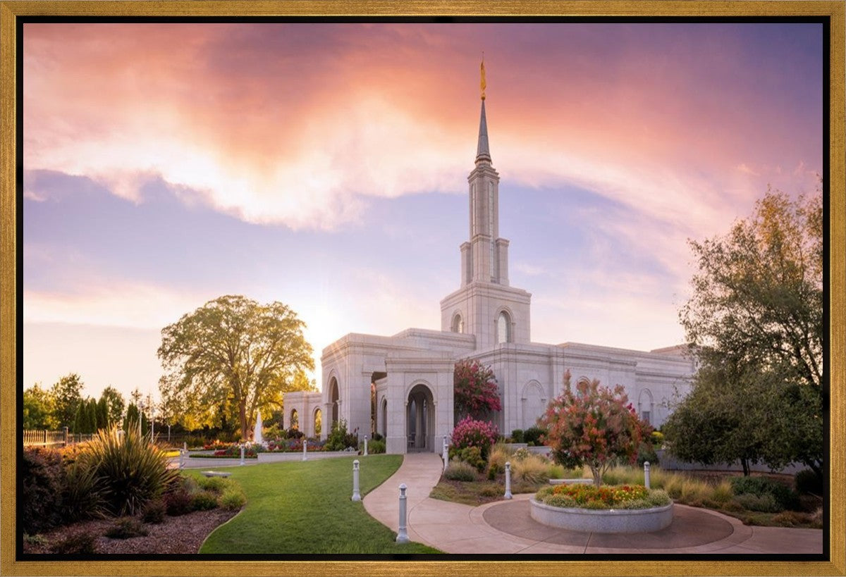 Sacramento Sunset Gallery Wrap