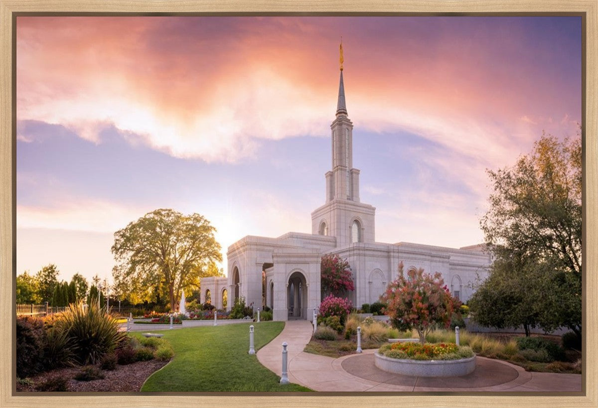Sacramento Sunset Gallery Wrap