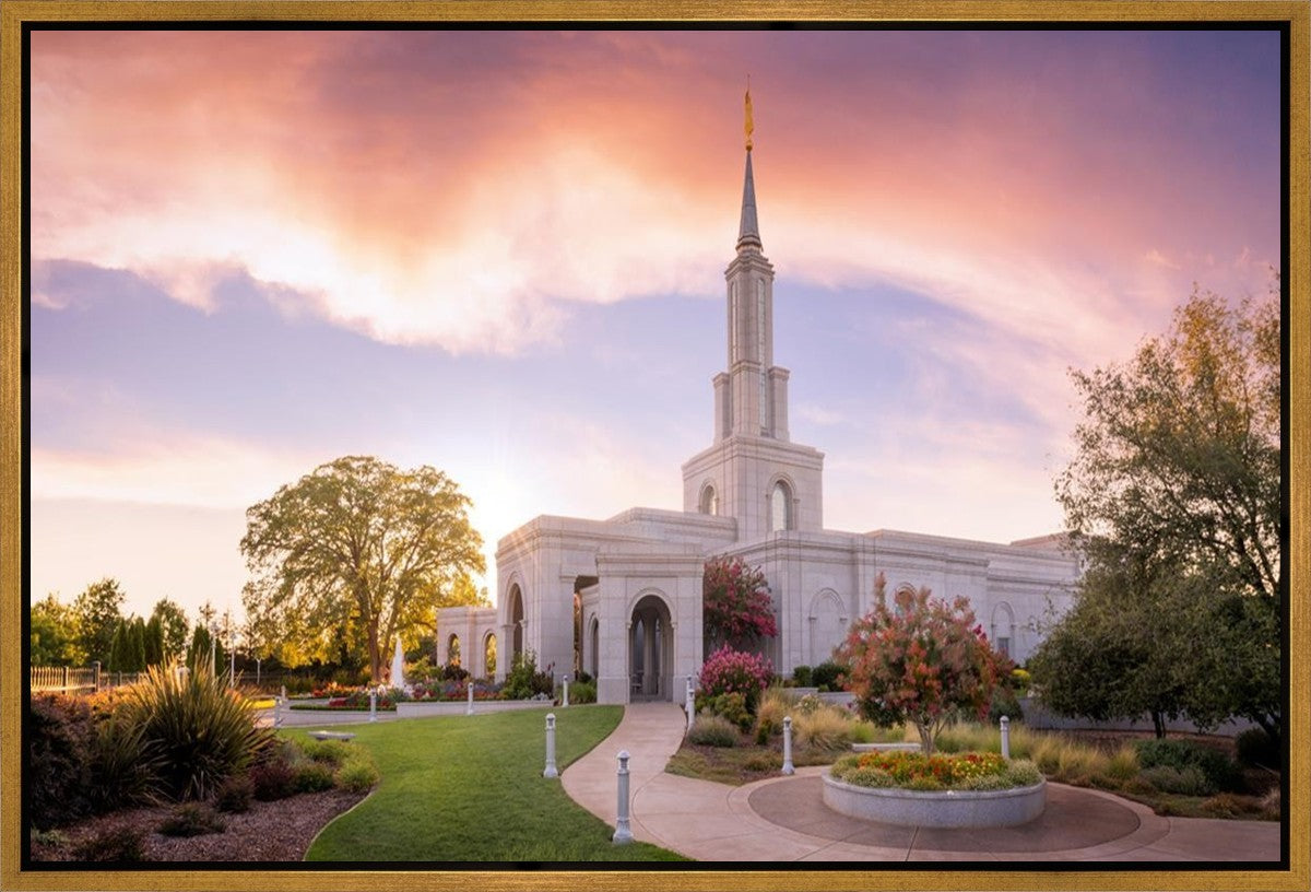 Sacramento Sunset Gallery Wrap