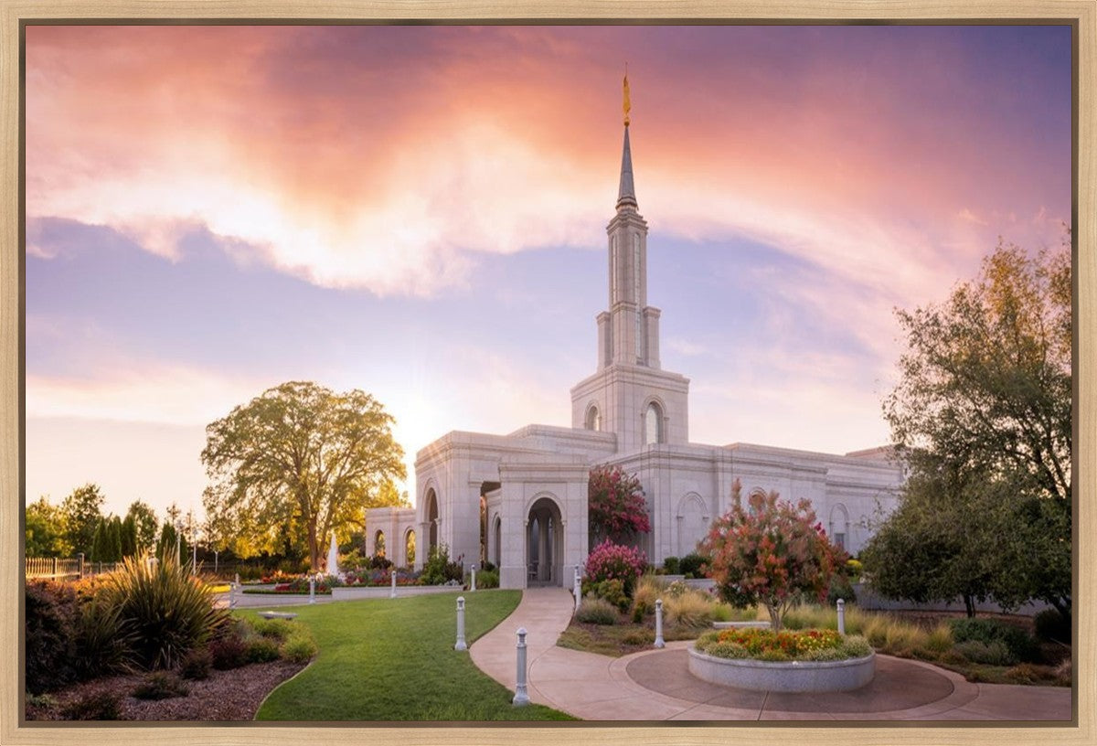 Sacramento Sunset Gallery Wrap