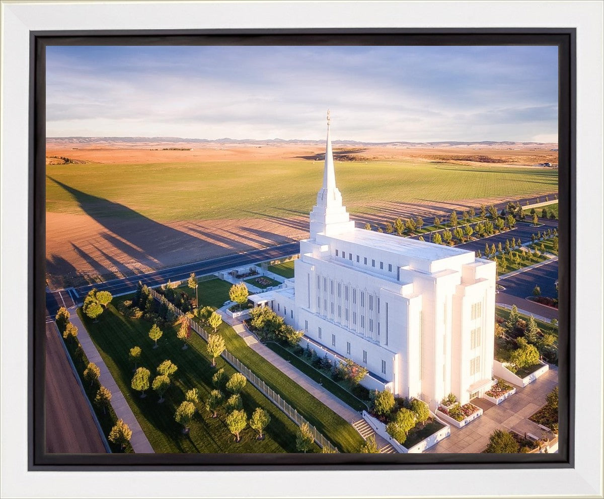 Rexburg Shadow Aerial Gallery Wrap