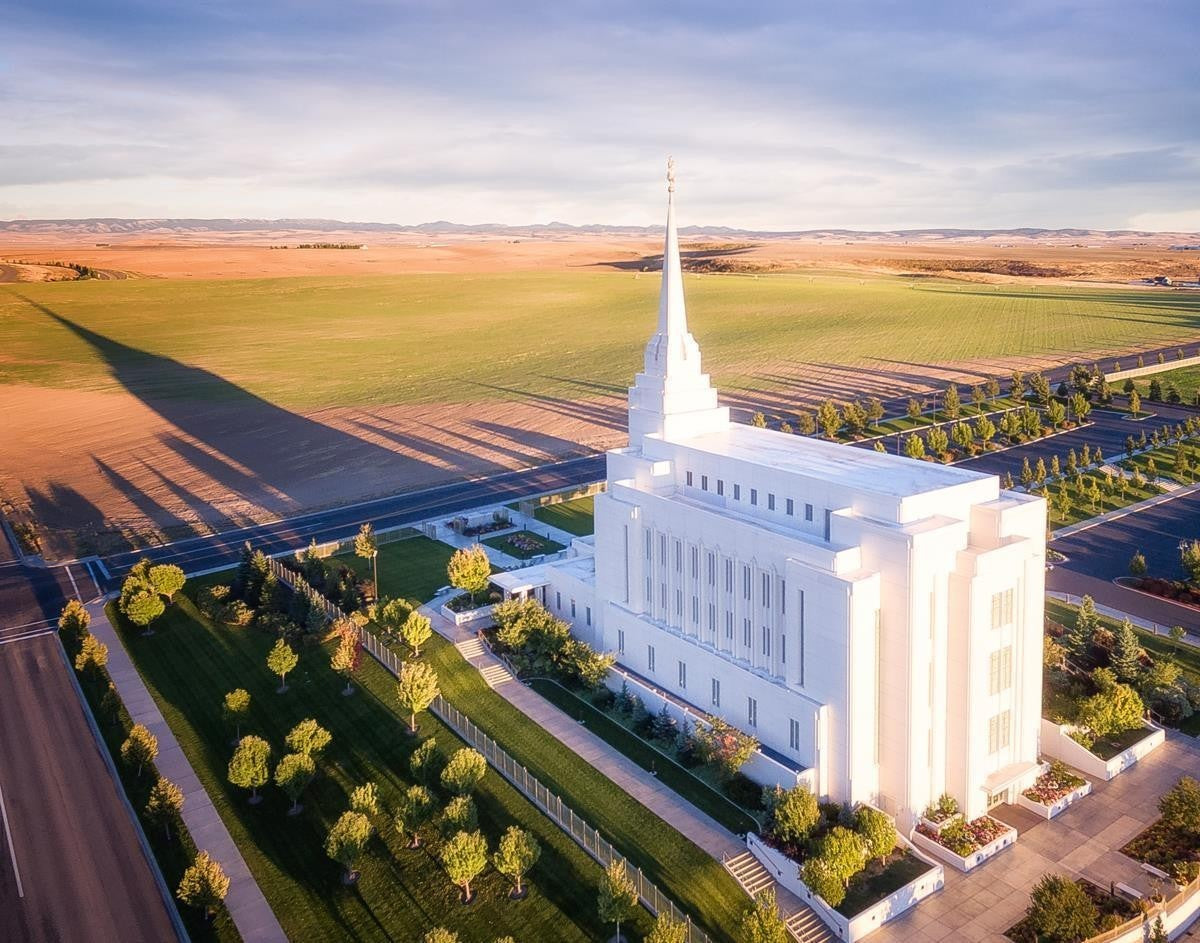 Rexburg Shadow Aerial Gallery Wrap