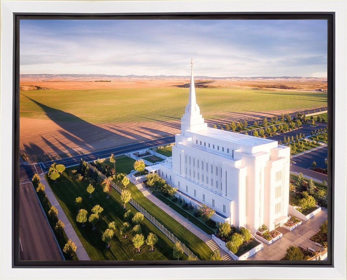 Rexburg Shadow Aerial Gallery Wrap