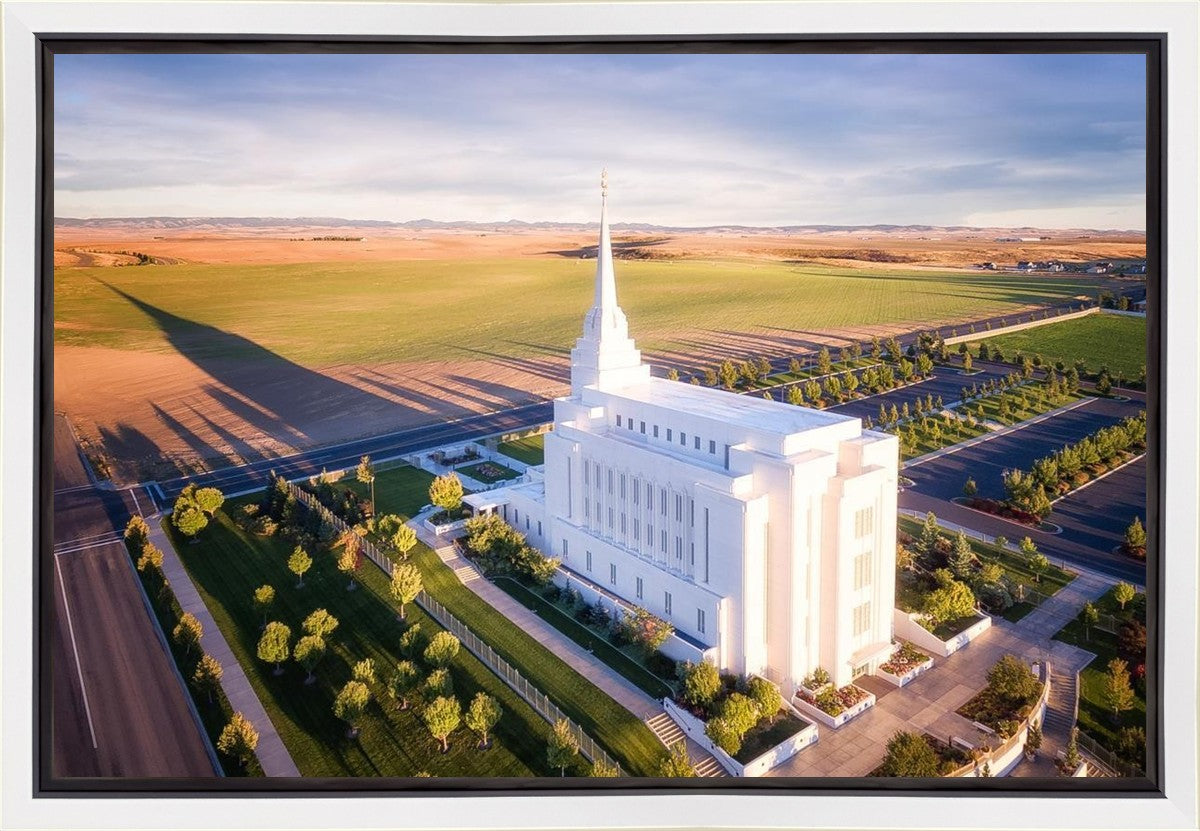 Rexburg Shadow Aerial Gallery Wrap
