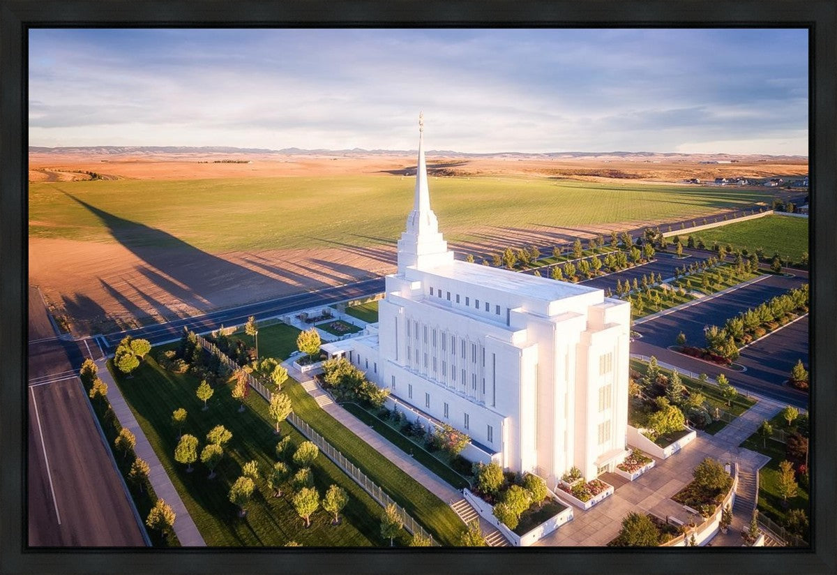 Rexburg Shadow Aerial Gallery Wrap