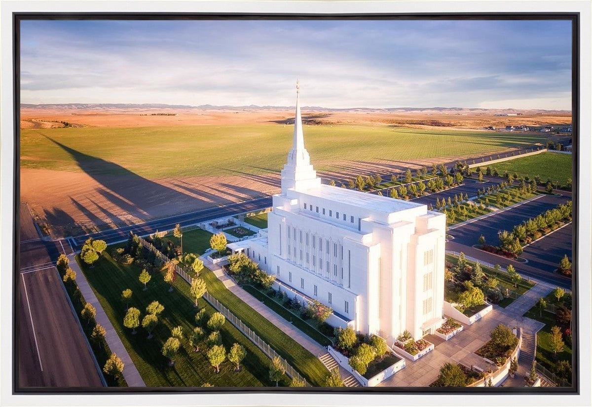 Rexburg Shadow Aerial Gallery Wrap