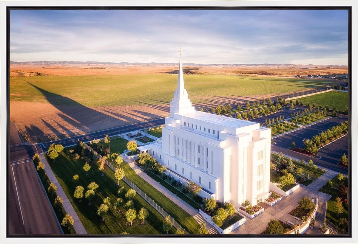 Rexburg Shadow Aerial Gallery Wrap
