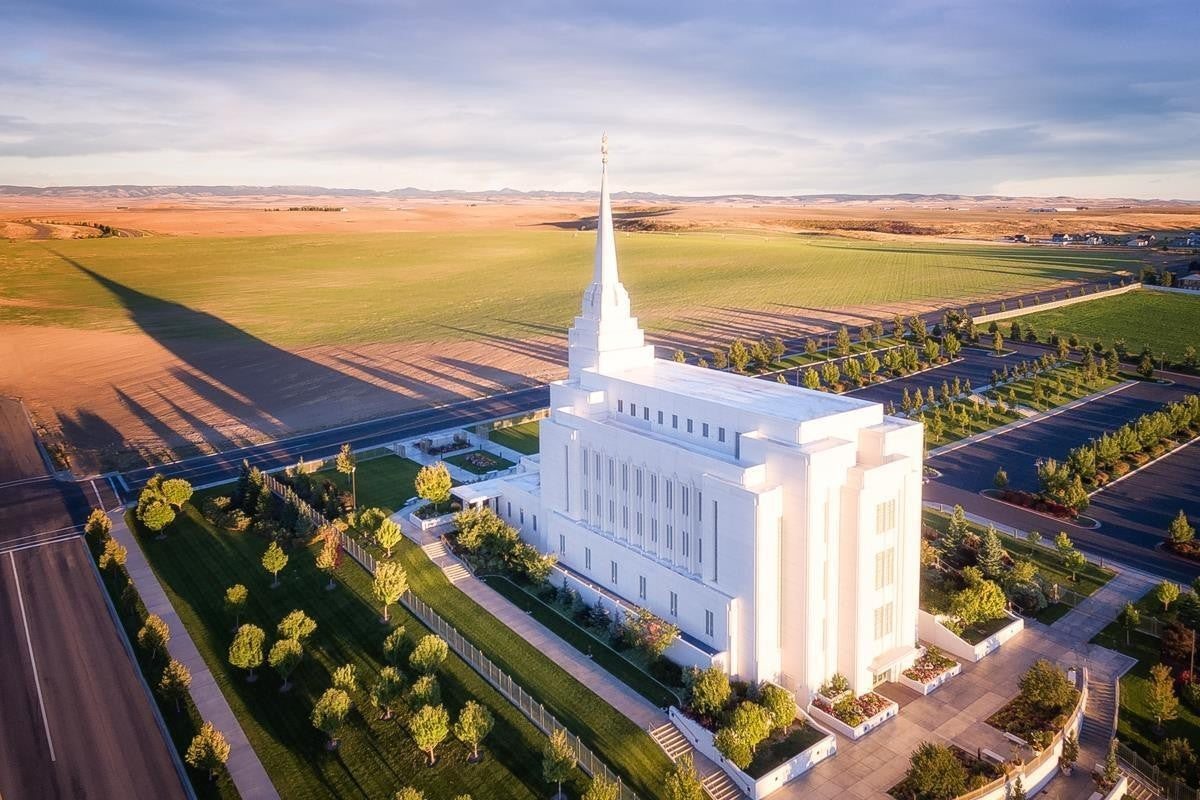 Rexburg Shadow Aerial Gallery Wrap