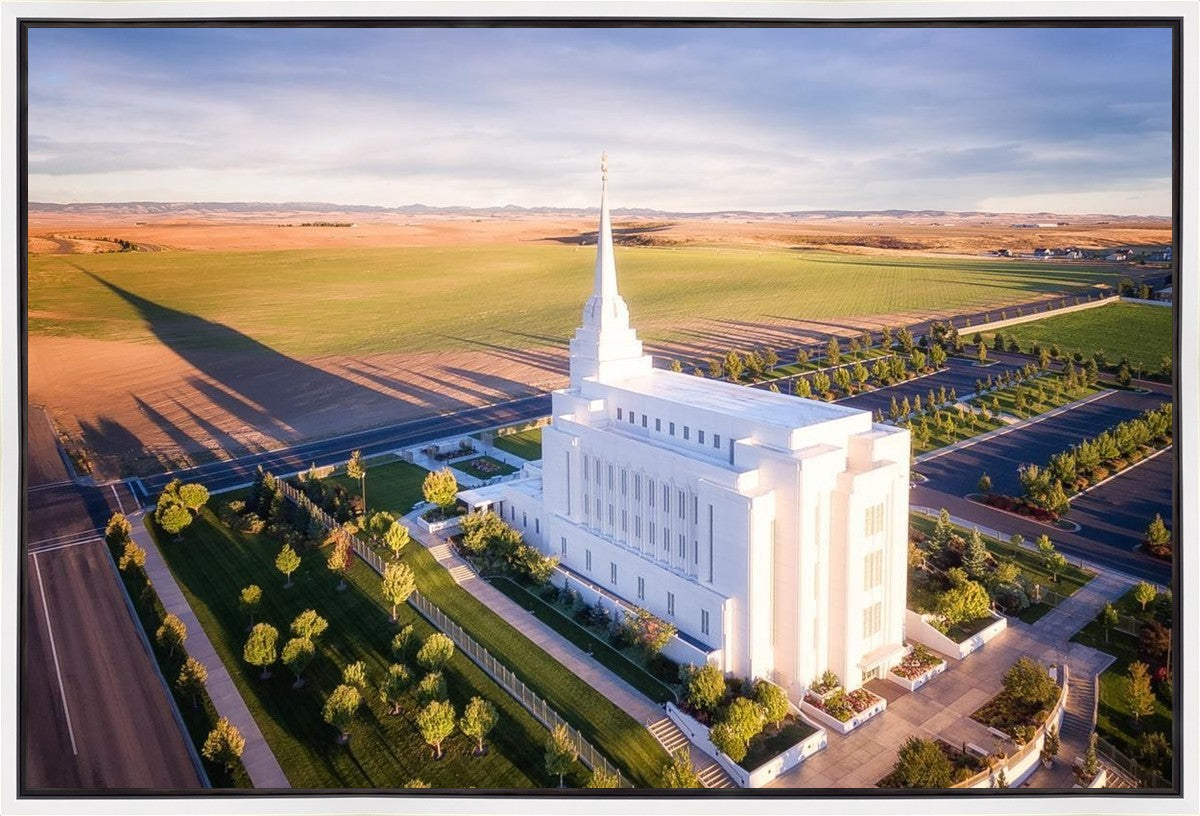 Rexburg Shadow Aerial Gallery Wrap