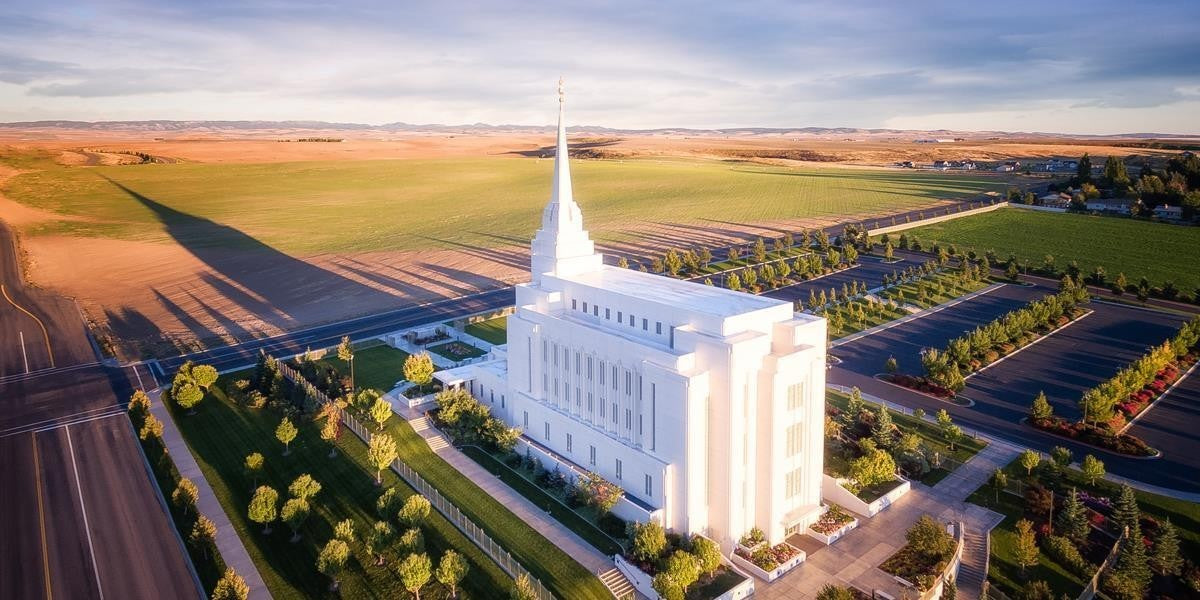Rexburg Shadow Aerial Gallery Wrap
