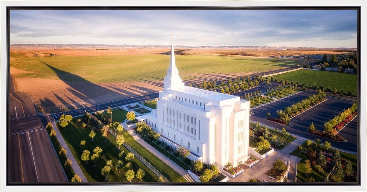 Rexburg Shadow Aerial Gallery Wrap