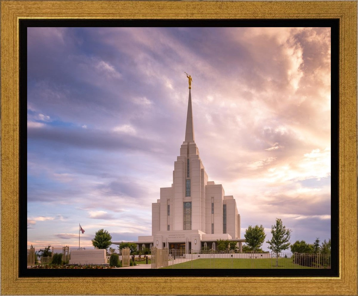 Rexburg Cloudy Gallery Wrap