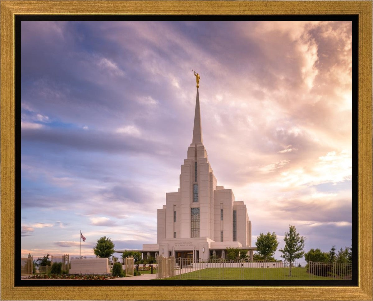 Rexburg Cloudy Gallery Wrap