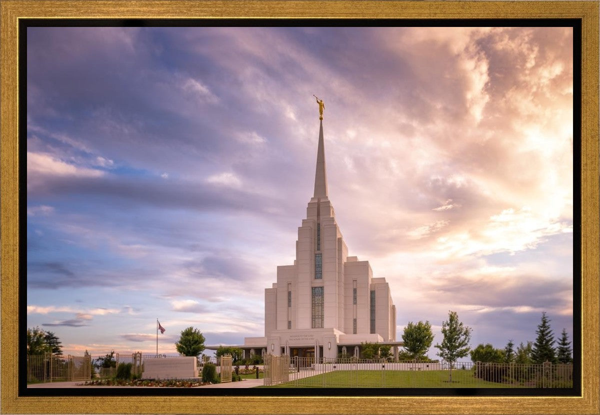 Rexburg Cloudy Gallery Wrap