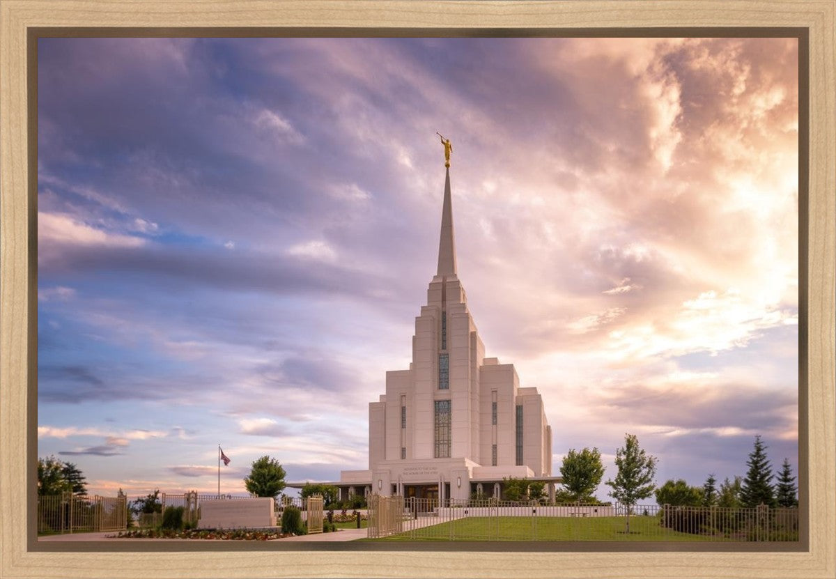 Rexburg Cloudy Gallery Wrap