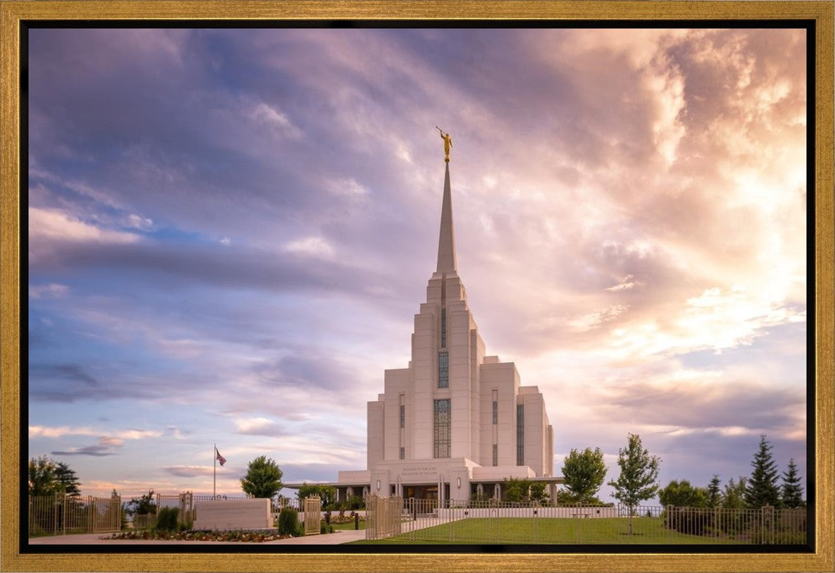Rexburg Cloudy Gallery Wrap