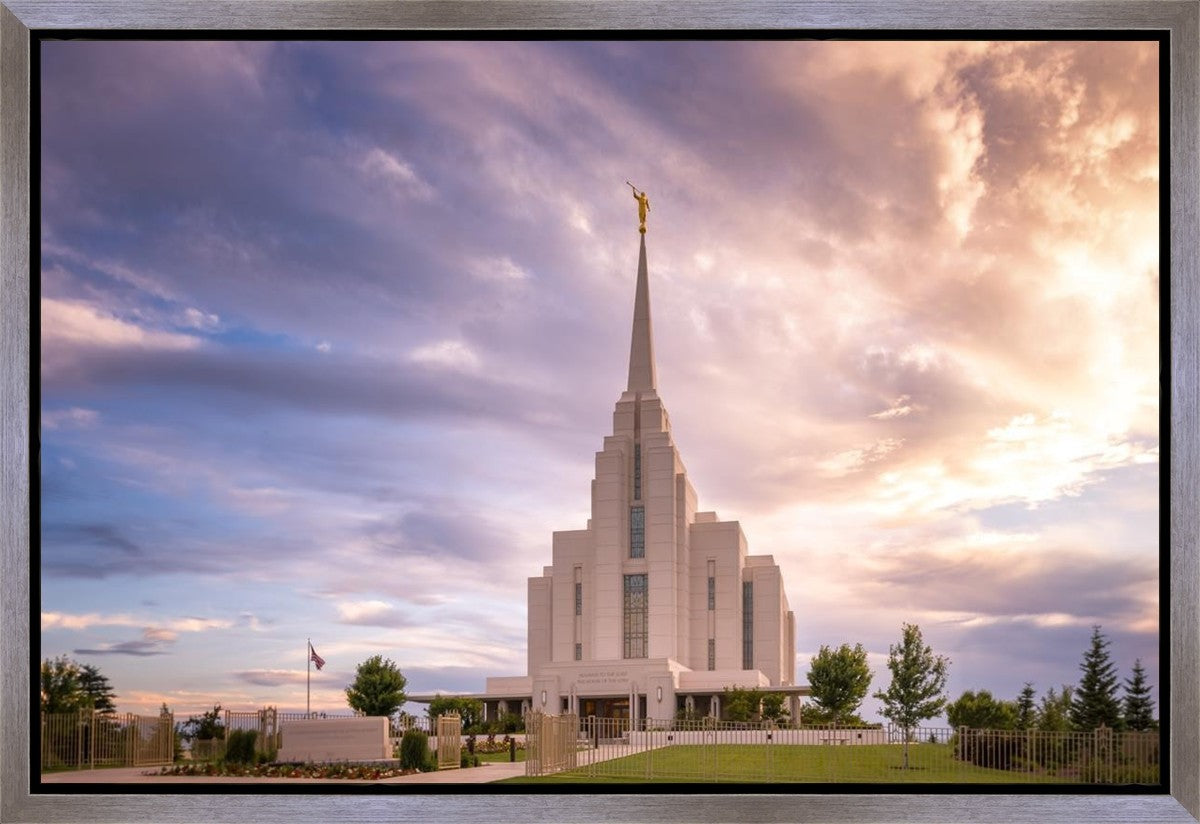 Rexburg Cloudy Gallery Wrap