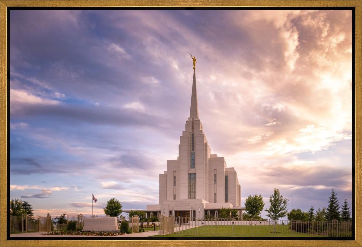 Rexburg Cloudy Gallery Wrap
