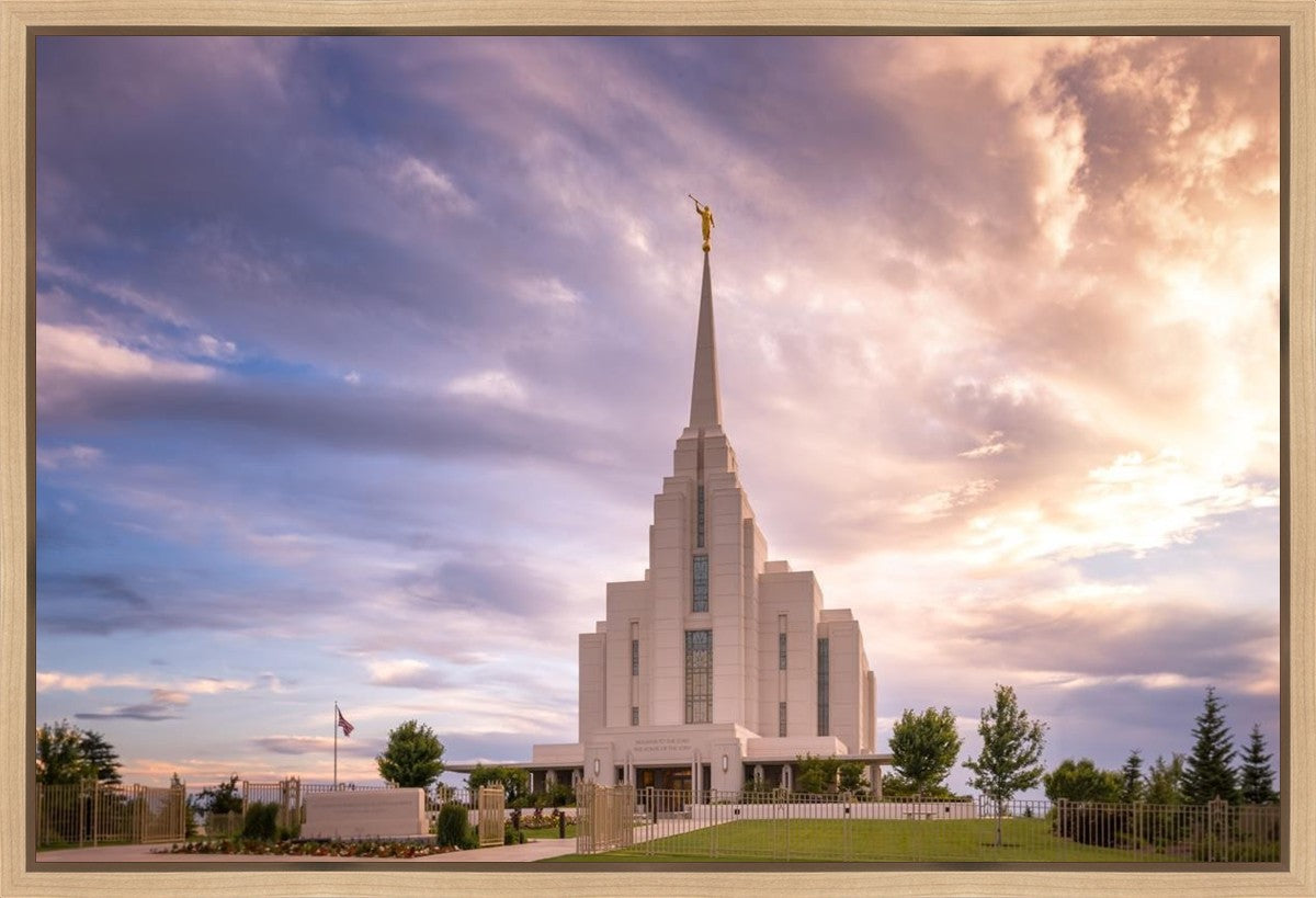 Rexburg Cloudy Gallery Wrap