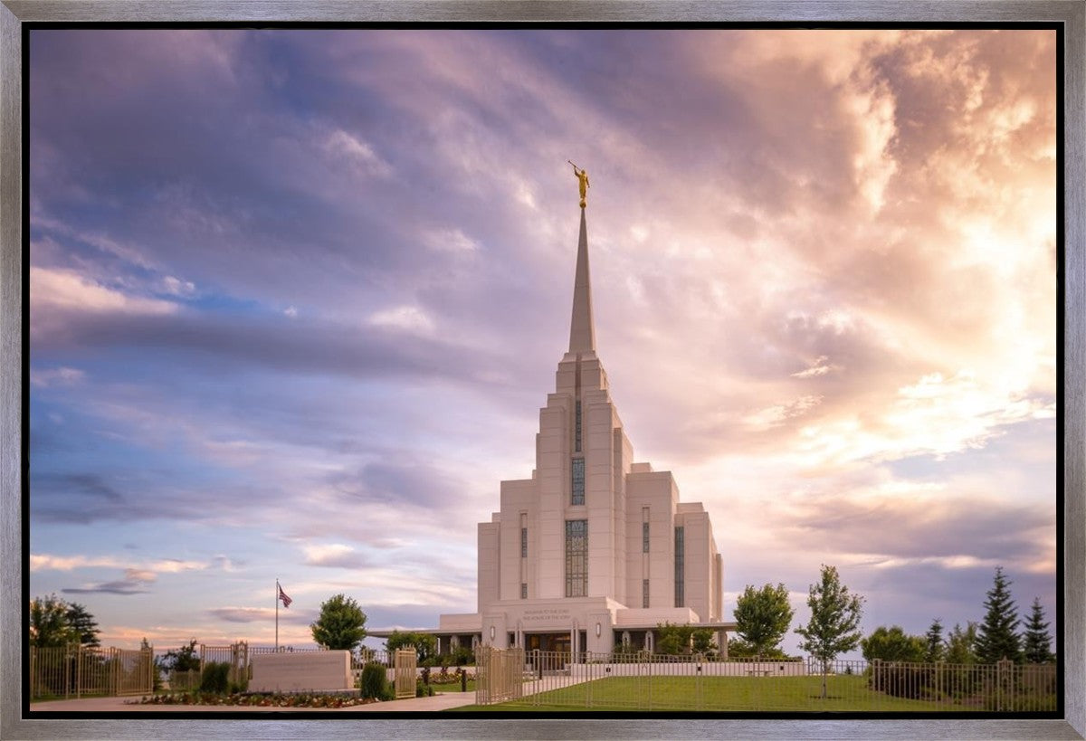 Rexburg Cloudy Gallery Wrap