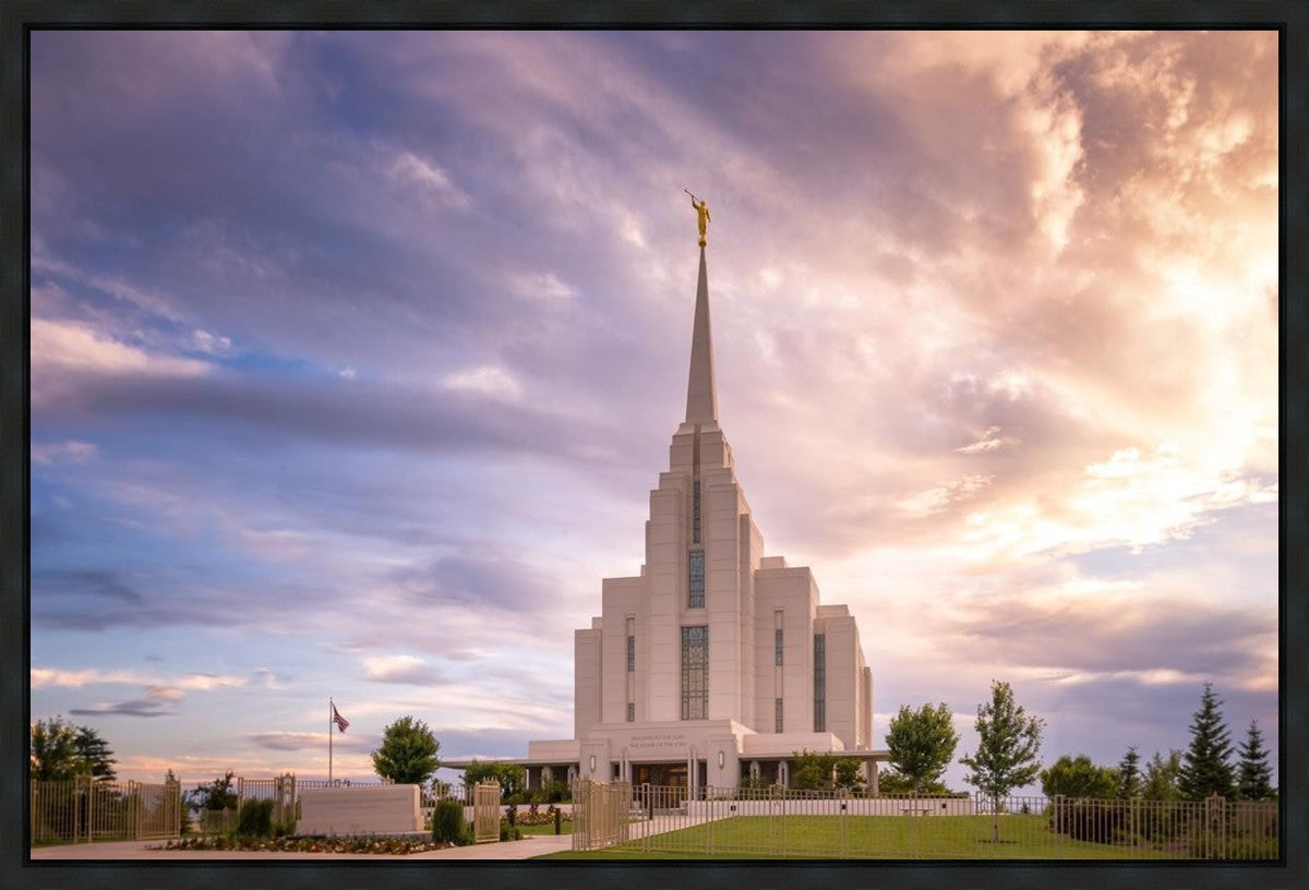Rexburg Cloudy Gallery Wrap