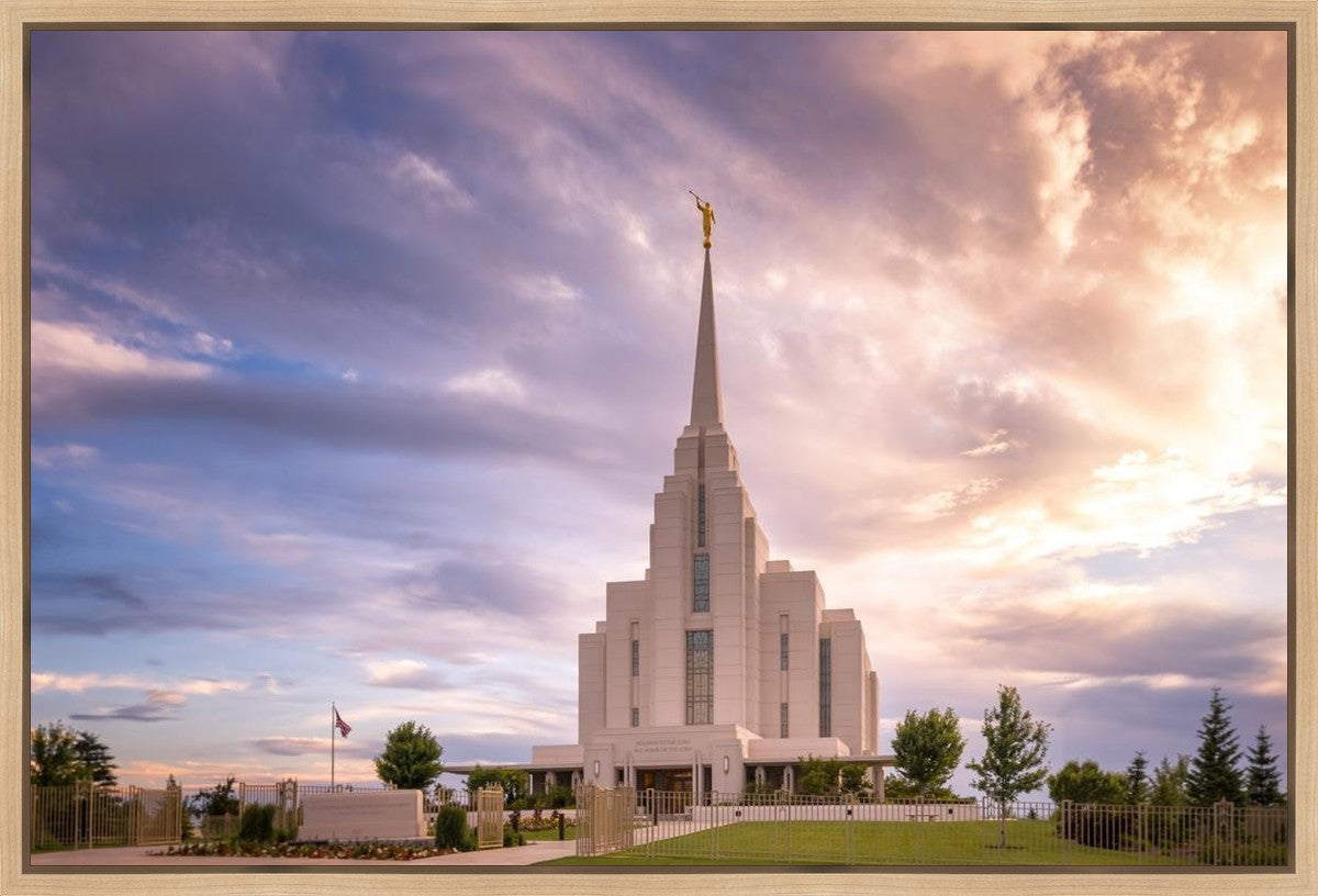Rexburg Cloudy Gallery Wrap