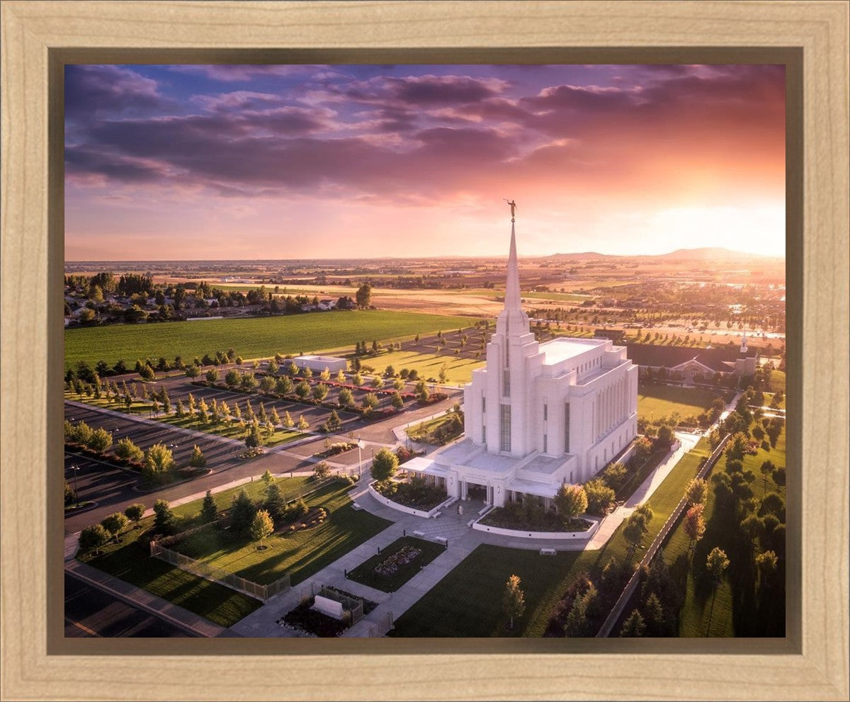 Rexburg Evening from on High Gallery Wrap