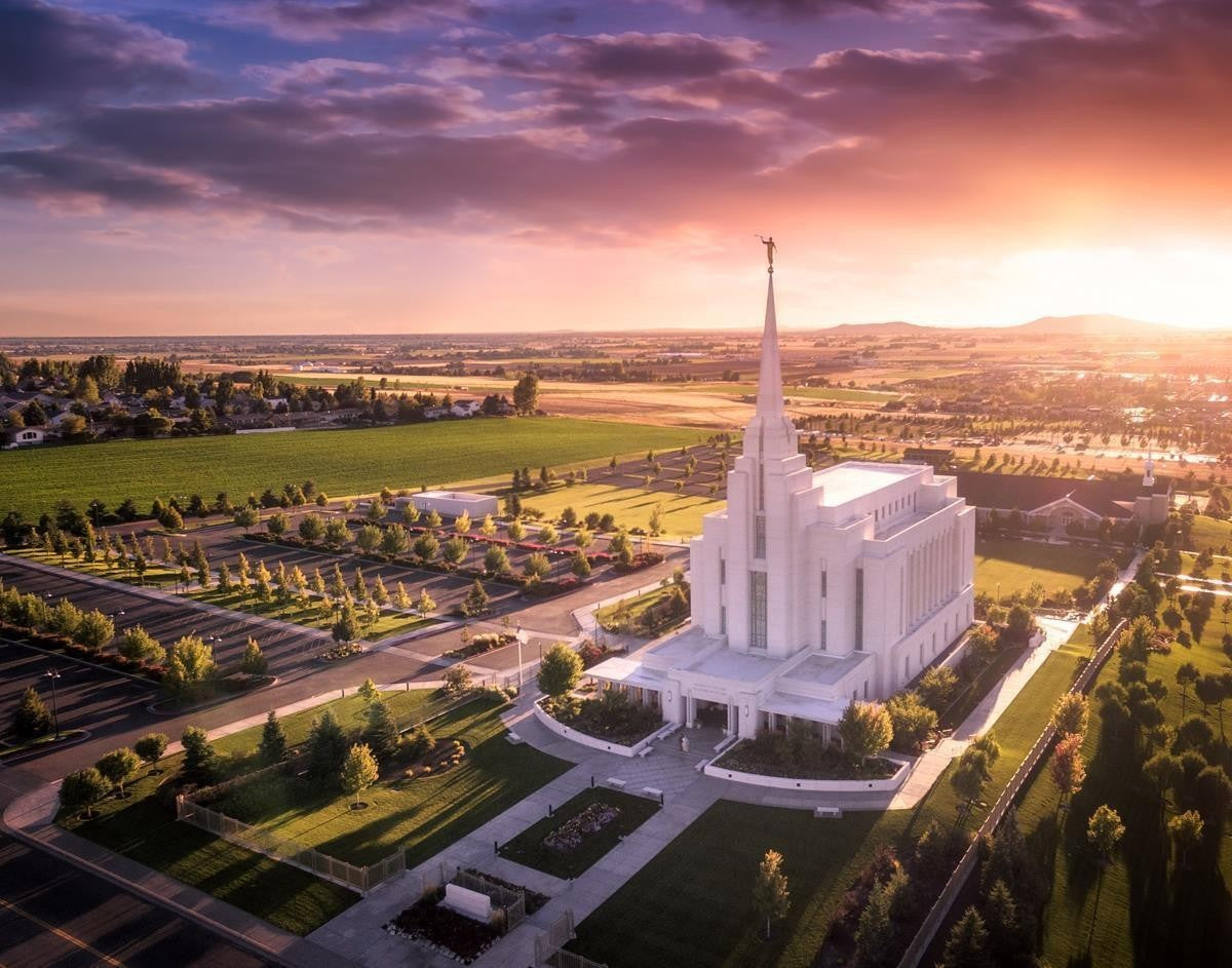 Rexburg Evening from on High Gallery Wrap