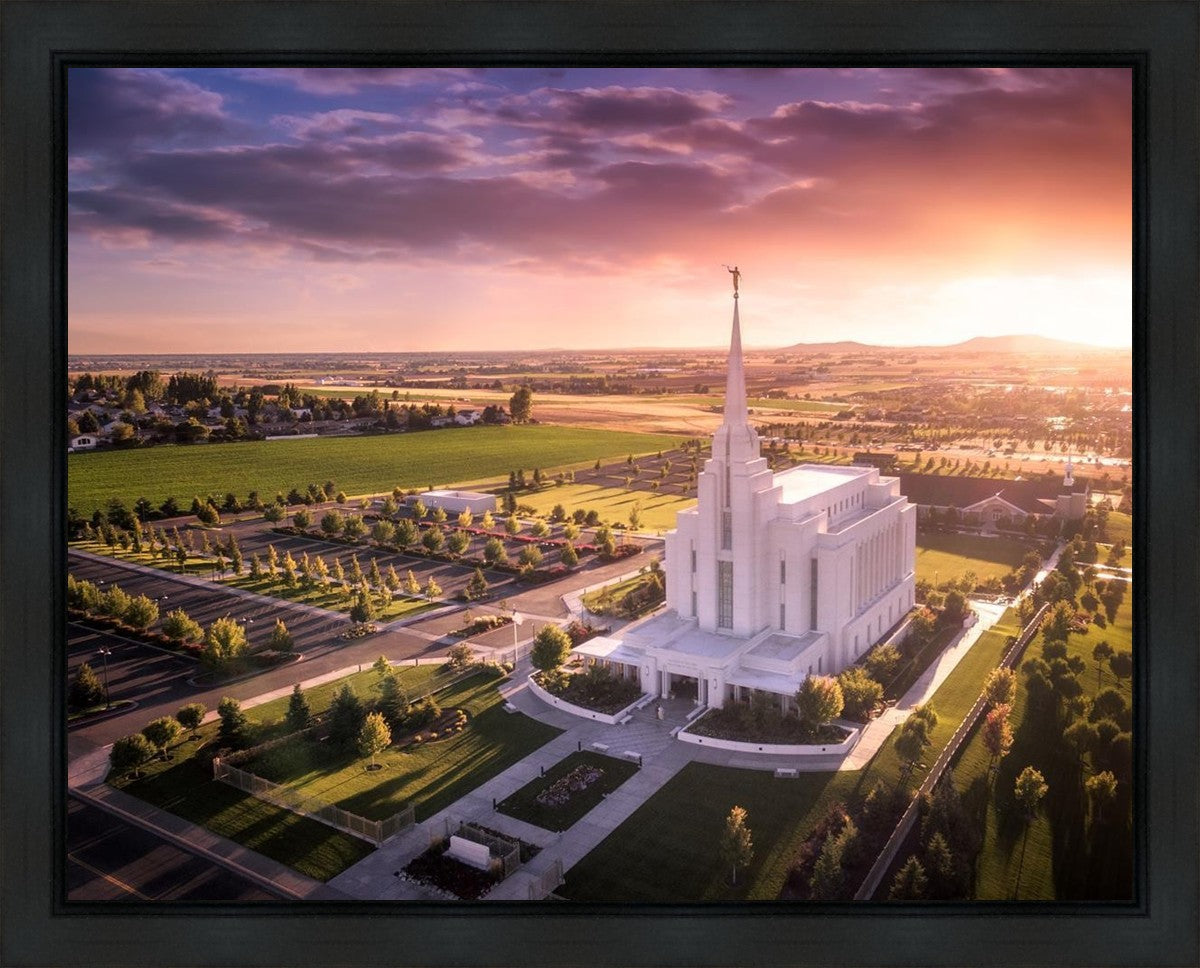 Rexburg Evening from on High Gallery Wrap