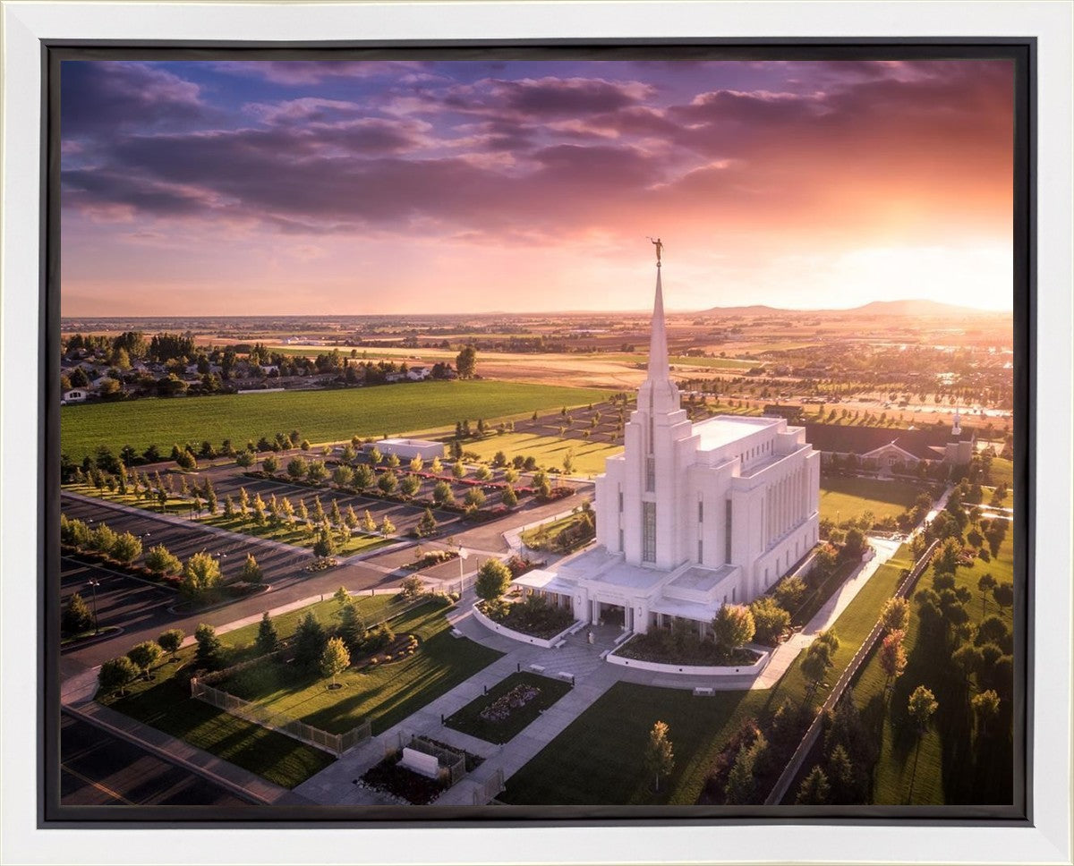 Rexburg Evening from on High Gallery Wrap